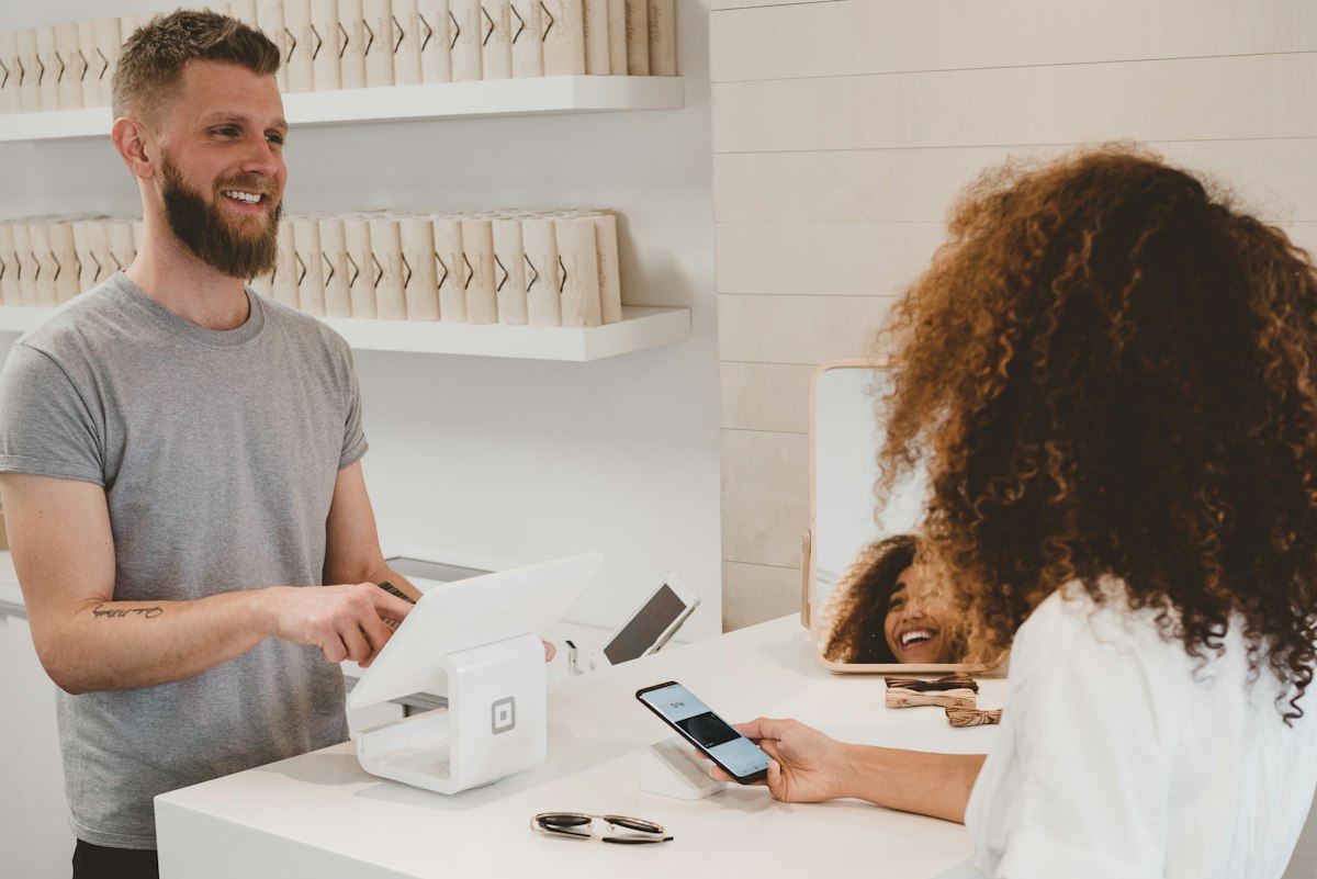 Ecommerce development services — online store checkout on laptop